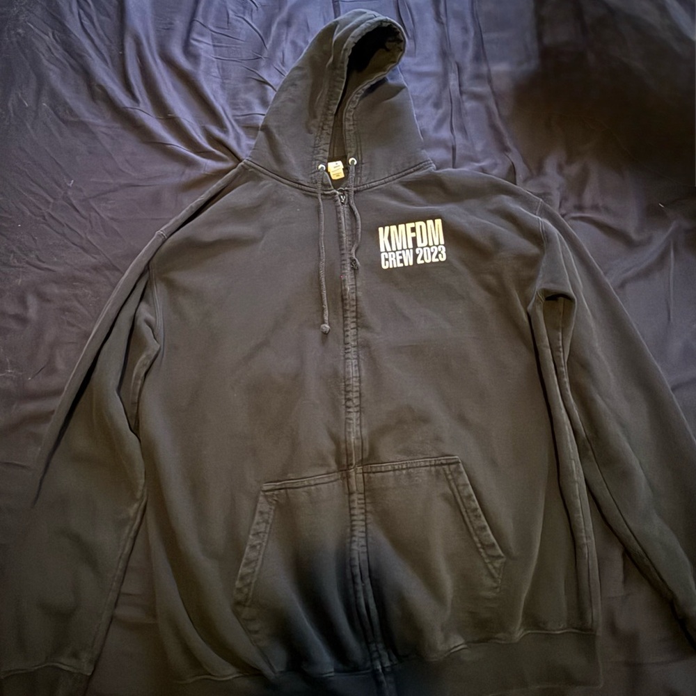 KMFDM Hyena Zip Up Hoodie Unisex XXL